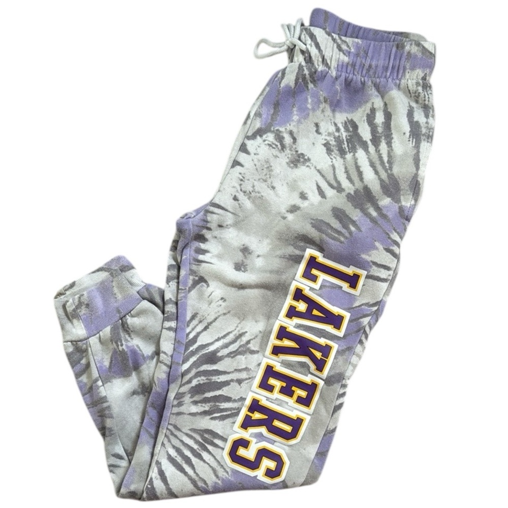 🖤 Hybrid Apparel LA Lakers Purple Tie Dye Joggers